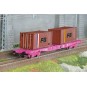 HJ6278-Jouef HJ6278 S70 bogie container wagon, SNCF, loaded with 2 x 20' "FB" containers