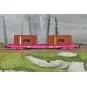 Jouef HJ6278 S70 bogie container wagon, SNCF, loaded with 2 x 20' "... HJ6278-Jouef HJ6278 S70 bogie container wagon, SNCF, loaded with 2 x 20' "FB" containers
