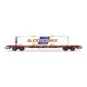 Jouef HJ6279 S70 bogie container wagon, TOUAX, loaded with swap bod... HJ6279-Jouef HJ6279 S70 bogie container wagon, TOUAX, loaded with swap body "B. Dorchies"