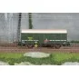 Jouef HJ6290 Covered wagon with G4 axles, SNCF, " DACFI " Metz, gre... HJ6290-Jouef HJ6290 Covered wagon with G4 axles, SNCF, " DACFI " Metz, green livery