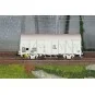Jouef HJ6311 Covered wagon with axles, type Us (ex G4), SNCF, "V", ... HJ6311-Jouef HJ6311 Covered wagon with axles, type Us (ex G4), SNCF, "V", grey, Bretigny station