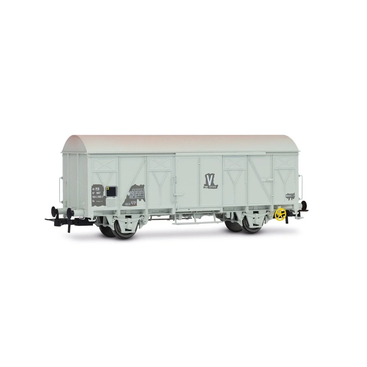 Jouef HJ6311 Covered wagon with axles, type Us (ex G4), SNCF, "V", ...
