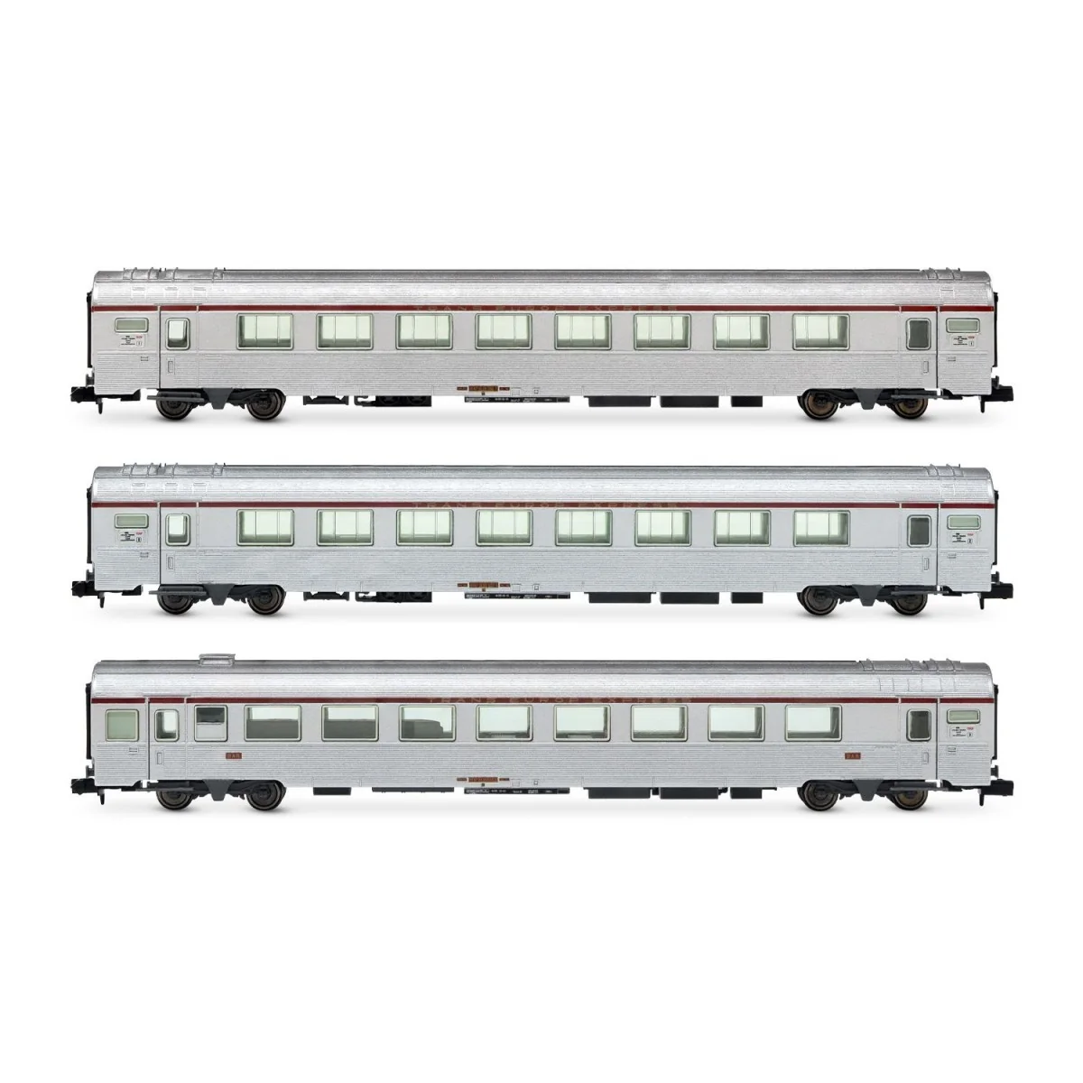 Arnold HN4498 Set of 3 Mistral 69 passenger cars, TEE, A3rtu + A8ux...