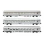 Arnold HN4498 Set of 3 Mistral 69 passenger cars, TEE, A3rtu + A8ux... HN4498-Arnold HN4498 Set of 3 Mistral 69 passenger cars, TEE, A3rtu + A8ux2 "Jules Verne", N - 1/160
