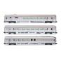 HN4500-Arnold HN4500 Set of 3 Mistral passenger cars, TEE, Vru/A8tu/AD4tux, Nice - Paris, N - 1/160