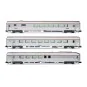 Arnold HN4500 Set of 3 Mistral passenger cars, TEE, Vru/A8tu/AD4tux... HN4500-Arnold HN4500 Set of 3 Mistral passenger cars, TEE, Vru/A8tu/AD4tux, Nice - Paris, N - 1/160