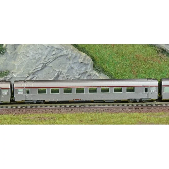 HN4501-Arnold HN4501 Set of 3 Mistral passenger cars, TEE, Arux / A8u / AD4tux, Nice - Paris, N - 1/160