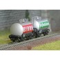 HN6702-Arnold HN6702 Set of 2 axle tank wagons, SNCF, BYRRH / Préfontaines, N - 1/160