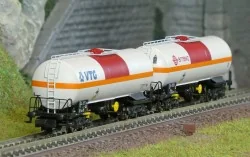 Arnold HN6634 Set de 2 wagons citerne à bogies, SNCF, VTG + Ermewa, N - 1/160 Arnold HN6634 - 1