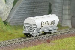 Arnold HN6706 Wagon trémie à sucre, parois rondes, SNCF, Cantalou, N - 1/160 Arnold HN6706 - 1