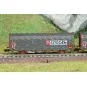 Arnold HN6712 Set of 2 covered wagons with axles, type Kijls K70, S... HN6712-Arnold HN6712 Set of 2 covered wagons with axles, type Kijls K70, SNCF, Citroën, N - 1/160