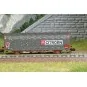 Arnold HN6712 Set of 2 covered wagons with axles, type Kijls K70, S... HN6712-Arnold HN6712 Set of 2 covered wagons with axles, type Kijls K70, SNCF, Citroën, N - 1/160