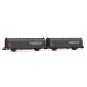 Arnold HN6712 Set of 2 covered wagons with axles, type Kijls K70, S... HN6712-Arnold HN6712 Set of 2 covered wagons with axles, type Kijls K70, SNCF, Citroën, N - 1/160