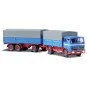 500504157-MB 1620 covered truck with trailer, 2.4GHz, RTR, 1/87 scale Carson - 500504157