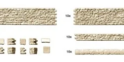 Preiser 18215 Stone walls and low stone walls - Preiser - Preiser_18215