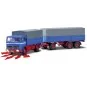 500504157-MB 1620 covered truck with trailer, 2.4GHz, RTR, 1/87 scale Carson - 500504157