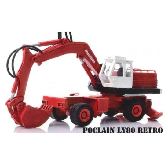 Sai_1915-SAI 1915 POCLAIN LY 80 hydraulic excavator with backhoe bucket