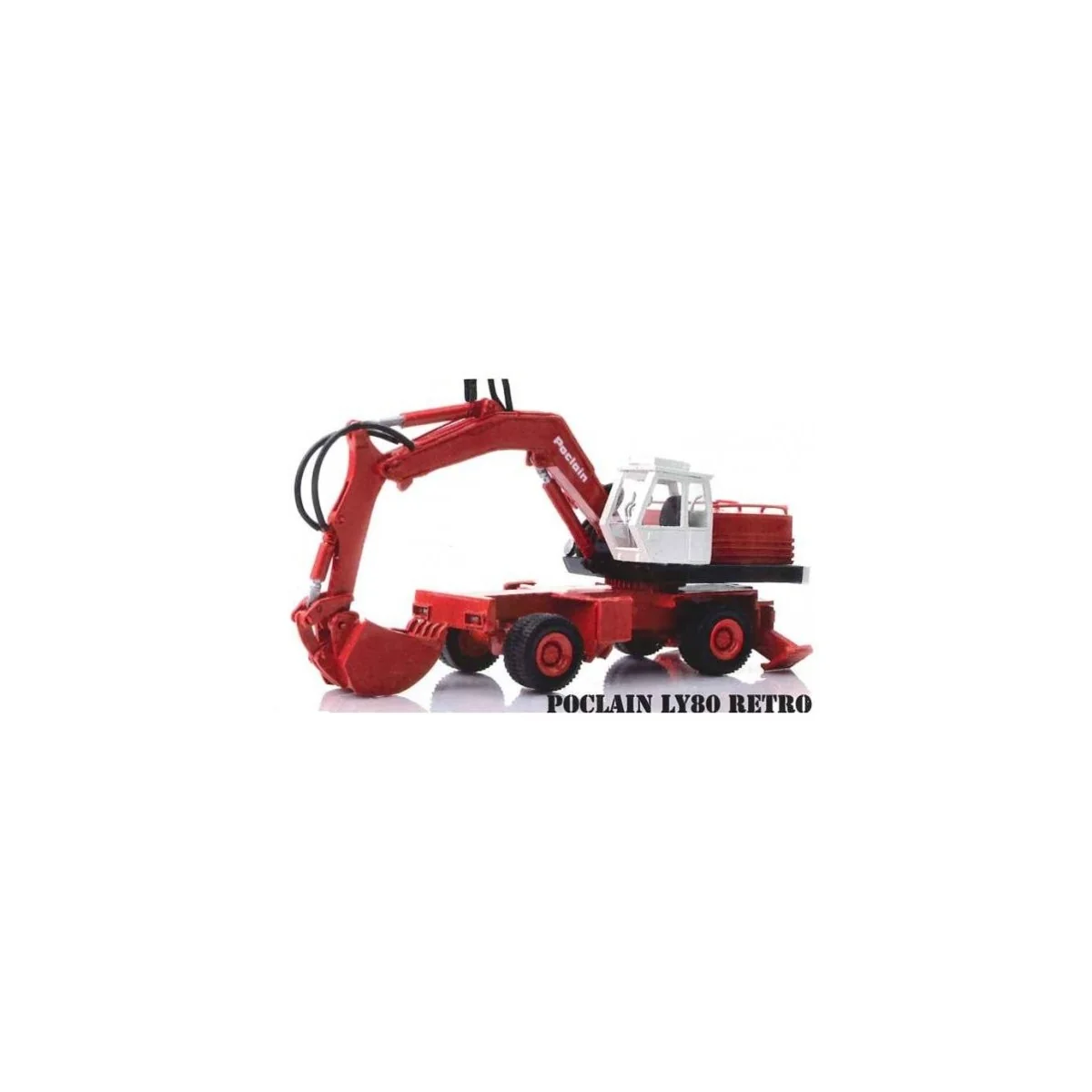 SAI 1915 POCLAIN LY 80 hydraulic excavator with backhoe bucket - Sa...