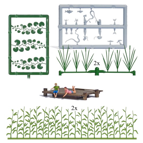 Busch_79818-Busch 79818 Action Set Feeding Fish