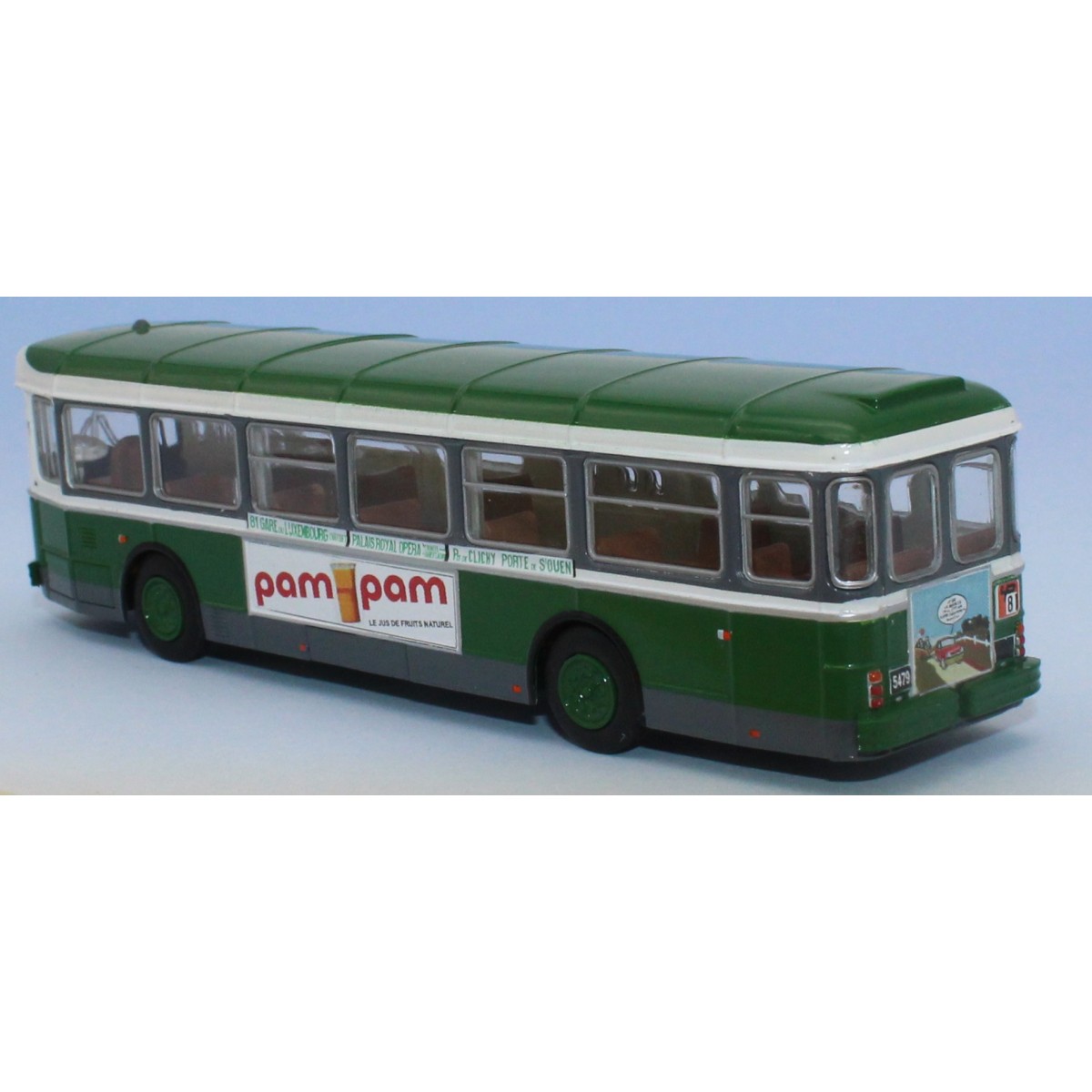 SAI 4365 Saviem SC10 bus, 0-4-4, RATP line 81 (Luxembourg Station -...