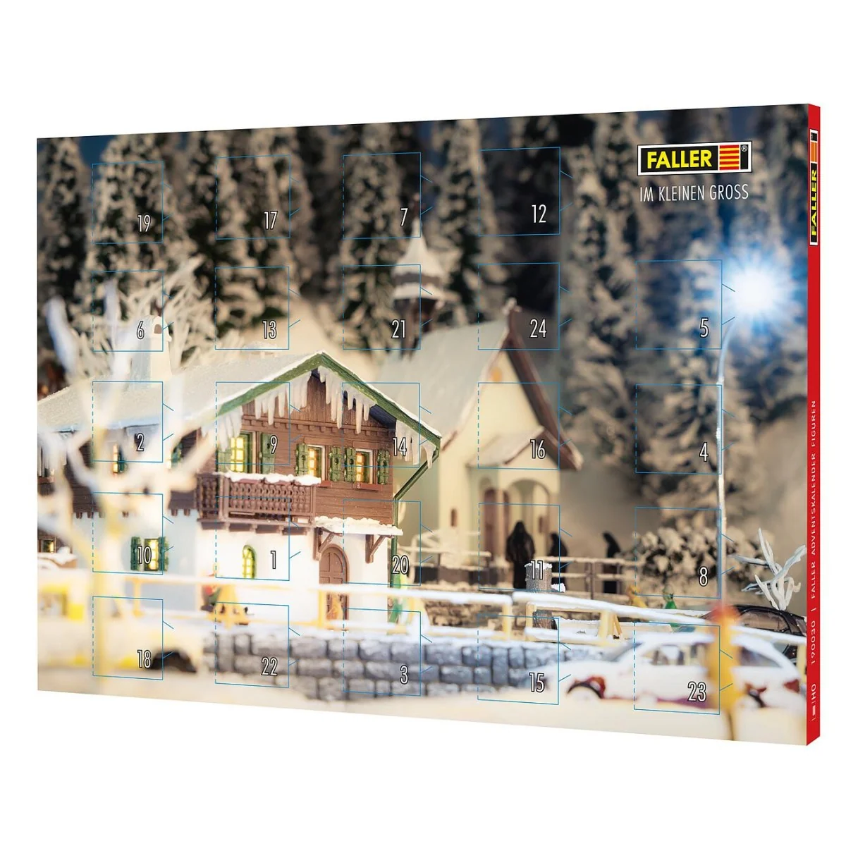 Faller 190030 Advent Calendar with Figurines (x24) - Faller_190030