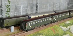 Models World 1002 Set of 6 Le Mistral carriages, A8 / 2x B9 / WR / ...
