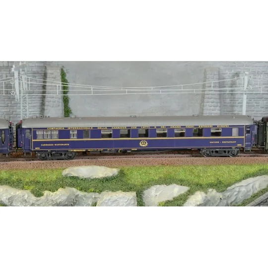 MW_1002-Models Word 1002 Set de 6 voitures Le Mistral, A8 / 2x B9 / WR / WSP / Dqd2m, LE MISTRAL, Paris-Nice, éclairées