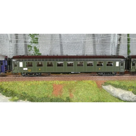 MW_1002-Models Word 1002 Set de 6 voitures Le Mistral, A8 / 2x B9 / WR / WSP / Dqd2m, LE MISTRAL, Paris-Nice, éclairées