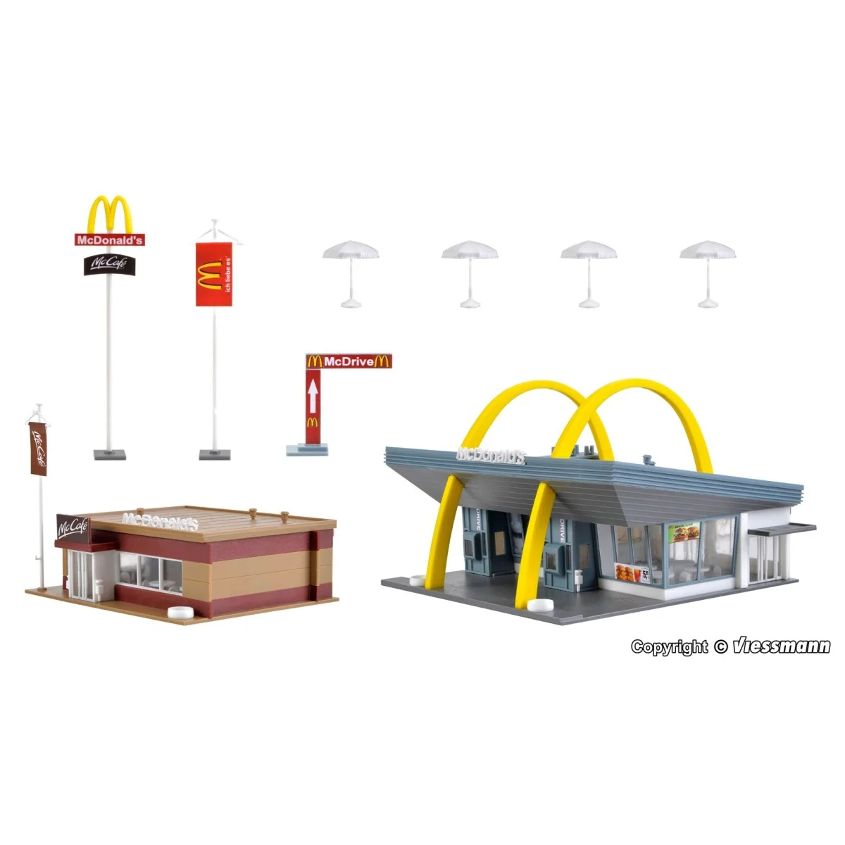 Vollmer 43635 Maquette, Restaurant Mc Donald's avec McCafé Vollmer Vollmer_43635 - 3 Vollmer 43635 Maquette, Restaurant Mc Donald's avec McCafé Vollmer Vollmer_43635 - 3