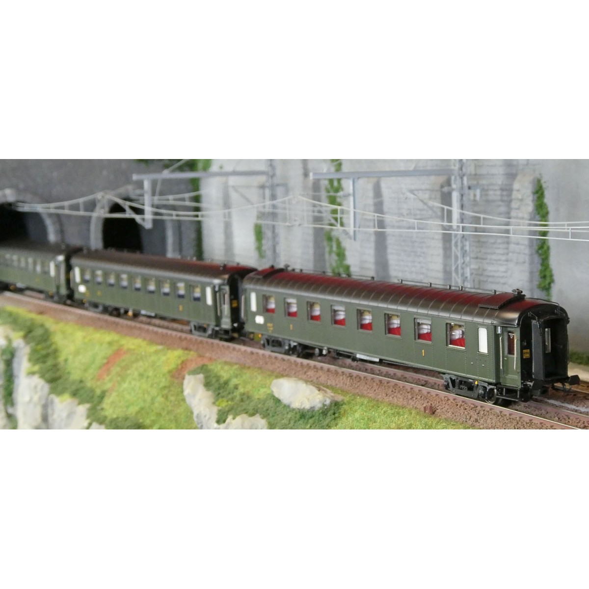 Models World 1002 Set of 6 Le Mistral carriages, A8 / 2x B9 / WR / ...