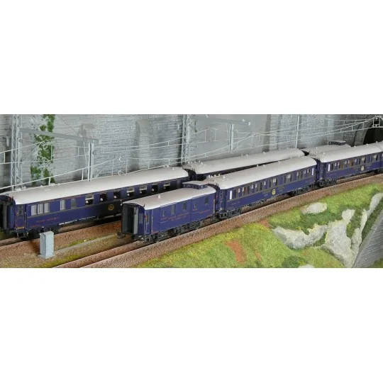 MW_1006-Models Word 1006 Set de 6 voitures Bombay Express, CIWL, éclairées