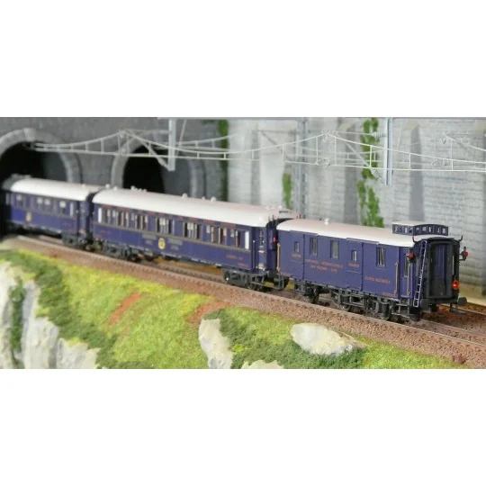 MW_1006-Models Word 1006 Set de 6 voitures Bombay Express, CIWL, éclairées