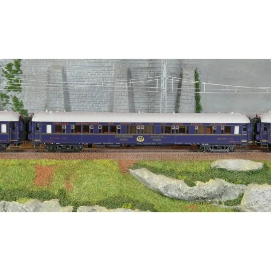 MW_1006-Models Word 1006 Set de 6 voitures Bombay Express, CIWL, éclairées