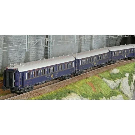 MW_1006-1-Models Word 1006-1 Set of 3 Bombay Express, CIWL, WL S2 sleeping cars, illuminated
