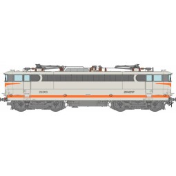 Ree Modeles MB254.S Locomotive électrique BB 25203, SNCF, Livrée béton, VÉNISSIEUX logo nouilles, digital sonore, pantographes R