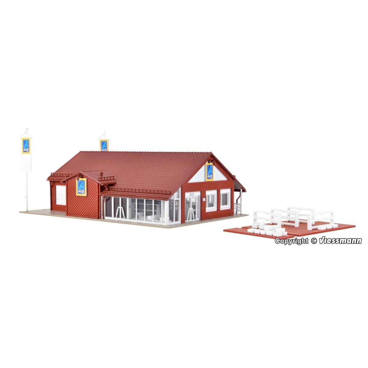 Vollmer 43658 Maquette, Supermarché ALDI Vollmer Vollmer_43658 - 3 Vollmer 43658 Maquette, Supermarché ALDI Vollmer Vollmer_43658 - 3