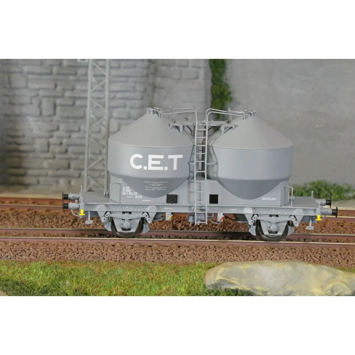 R37 HO43112 Wagons cimentier, C.E.T, ep. III Rail 37 - R37 R37_HO43112 - 2