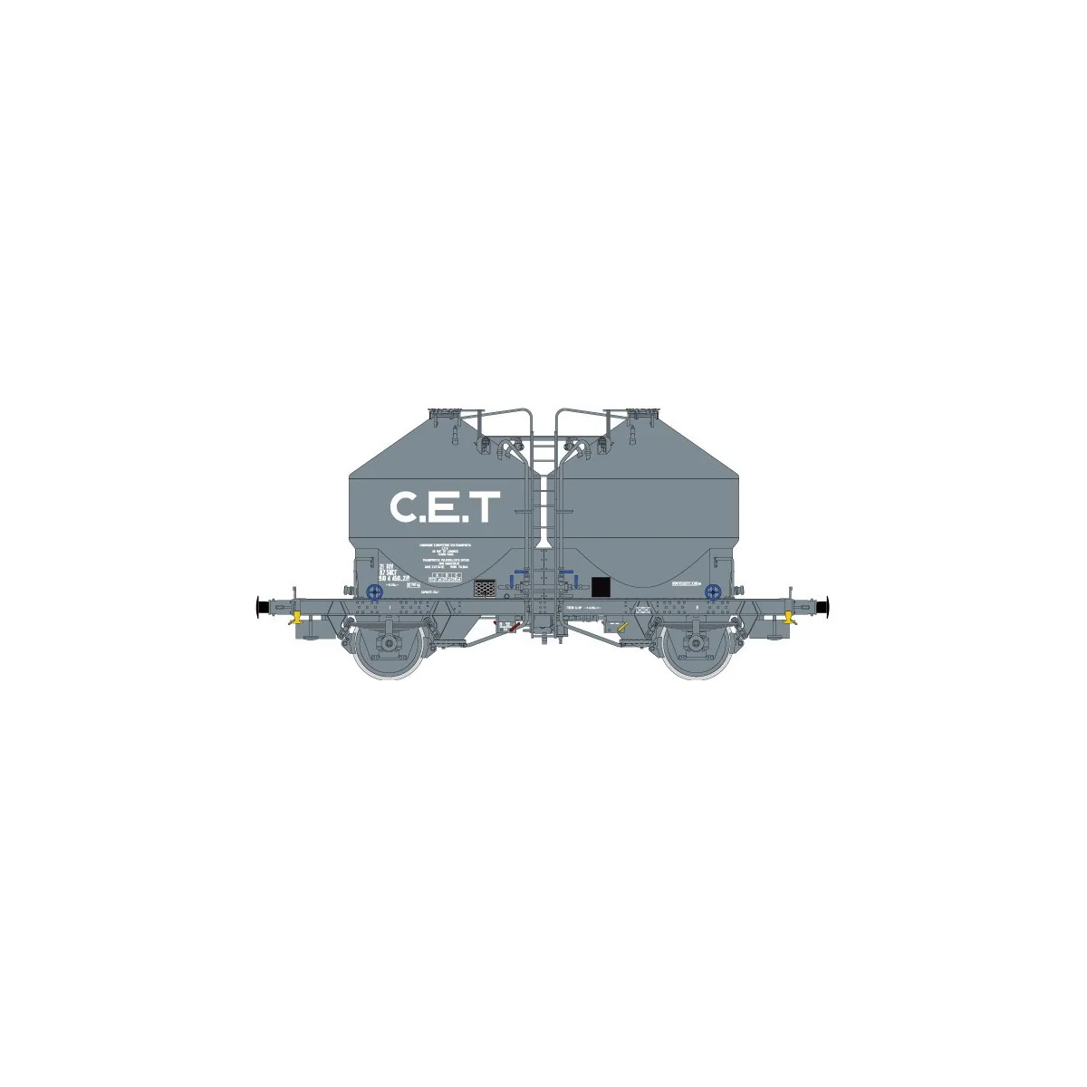 R37 HO43112 Cement wagons, CET , ep. III R37 HO43112 Cement wagons, CET , ep. III