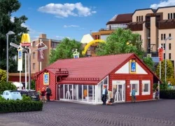 Vollmer 43658 Scale Model, ALDI Supermarket - Vollmer - Vollmer_43658