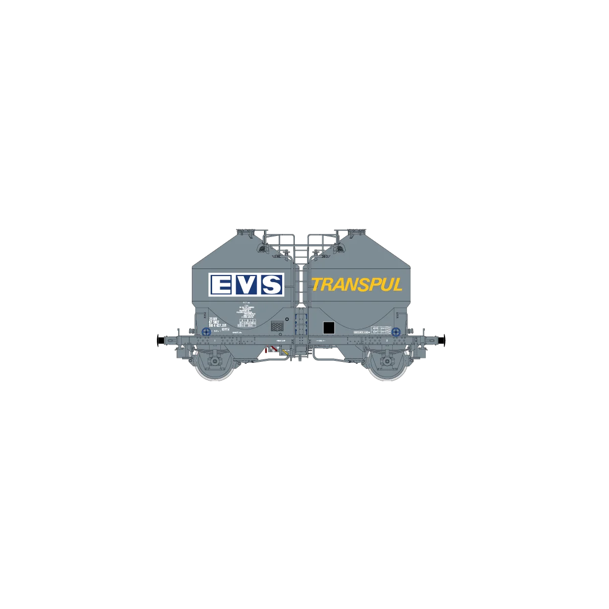 R37 HO43115 Cement wagons, EVS TRANSPUL, ep. IV - R37_HO43115