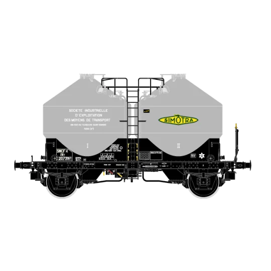 R37_HO43119-R37 HO43119 Wagons cimentier, SIMOTRA, ep. III