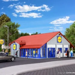 Vollmer 43662 Maquette, Supermarché LIDL Vollmer Vollmer_43662 - 1