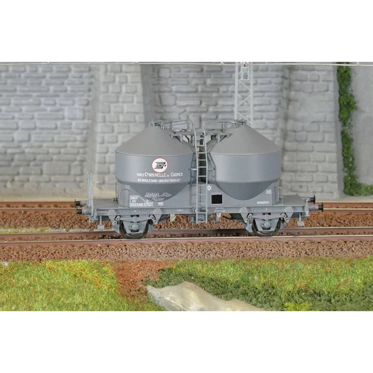 R37 HO43120 Wagons cimentier, SMTS chez CNC, ep. III Rail 37 - R37 R37_HO43120 - 2