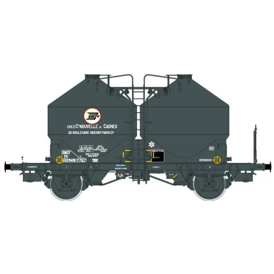 R37_HO43120-R37 HO43120 Cement wagons, SMTS at CNC, ep. III