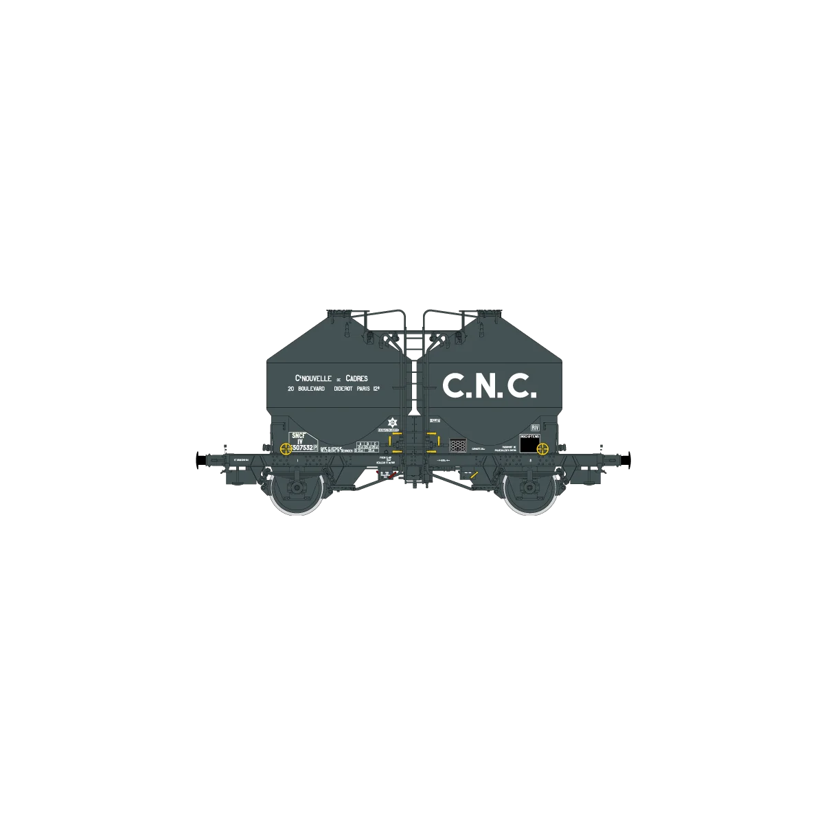 Cement wagons, CNC , ep. III - R37 HO43121 Cement wagons, CNC , ep. III - R37 HO43121