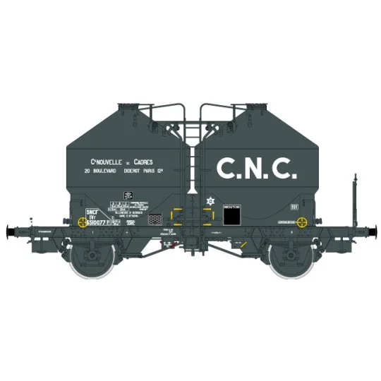 R37_HO43122-R37 HO43122 Cement wagons, CNC , ep. III