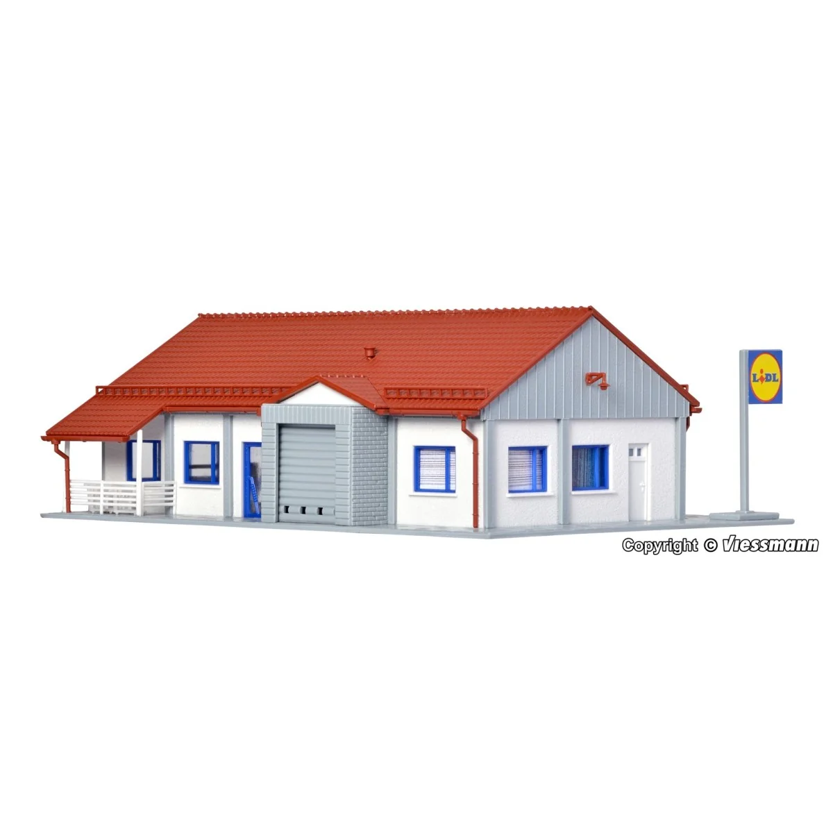 Vollmer 43662 Model Kit, LIDL Supermarket - Vollmer_43662