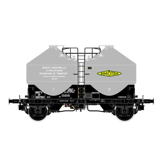 R37_HO43123-R37 HO43123 Wagons cimentier, SIMOTRA, ep. III