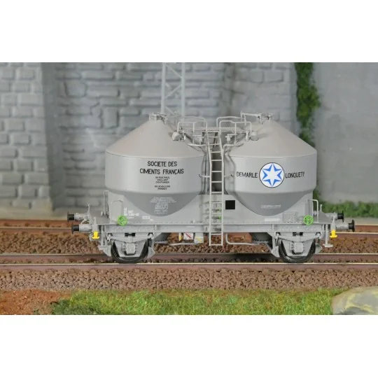 R37 HO43124 Cement wagons, DEMARLE LONQUETY, ep. IV R37_HO43124-R37 HO43124 Cement wagons, DEMARLE LONQUETY, ep. IV