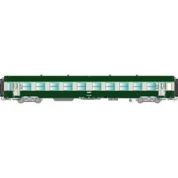 R37 HO42502 Voiture voyageurs USI, B10t, bogies Y16, soufflets, Cle...